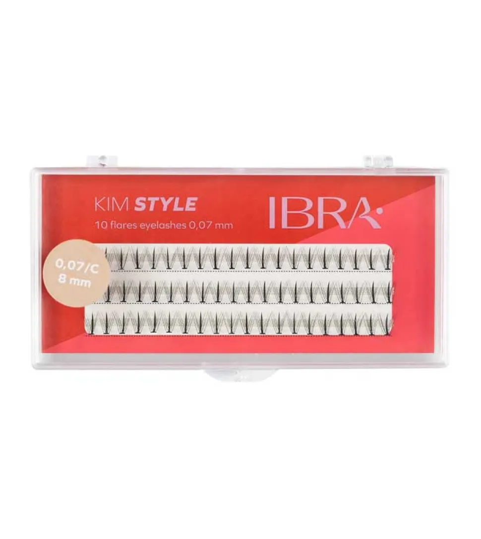 Pestañas postizas individuales Kim Style 0.07 C - 8mm