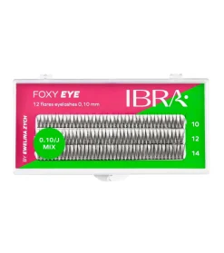Pestañas postizas individuales Foxy Eye 0.10 J - Mix de tamaño