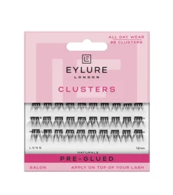 Pestañas postizas individuales Clusters Pre-Glued - Long