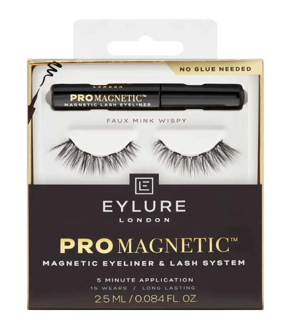 Pestañas postizas magnéticas con eyeliner Pro Magnetic - Faux Mink Wispy
