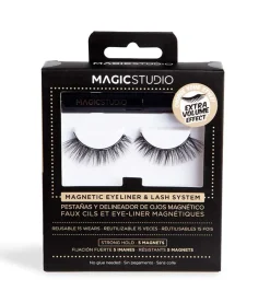 Pestañas postizas magnéticas + eyeliner - Extra volume effect