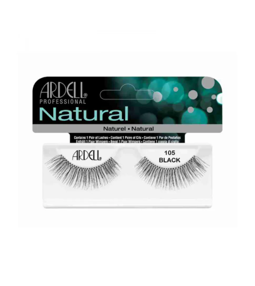Pestañas postizas Natural - AR65002: 105-Black