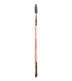 Pincel biselado + cepillo de cejas - N6