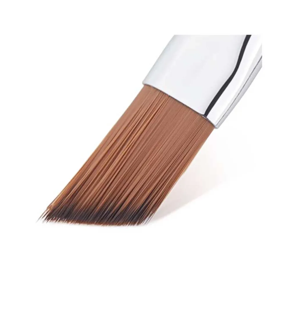Pincel biselado de pelo largo Cream Contour - 161