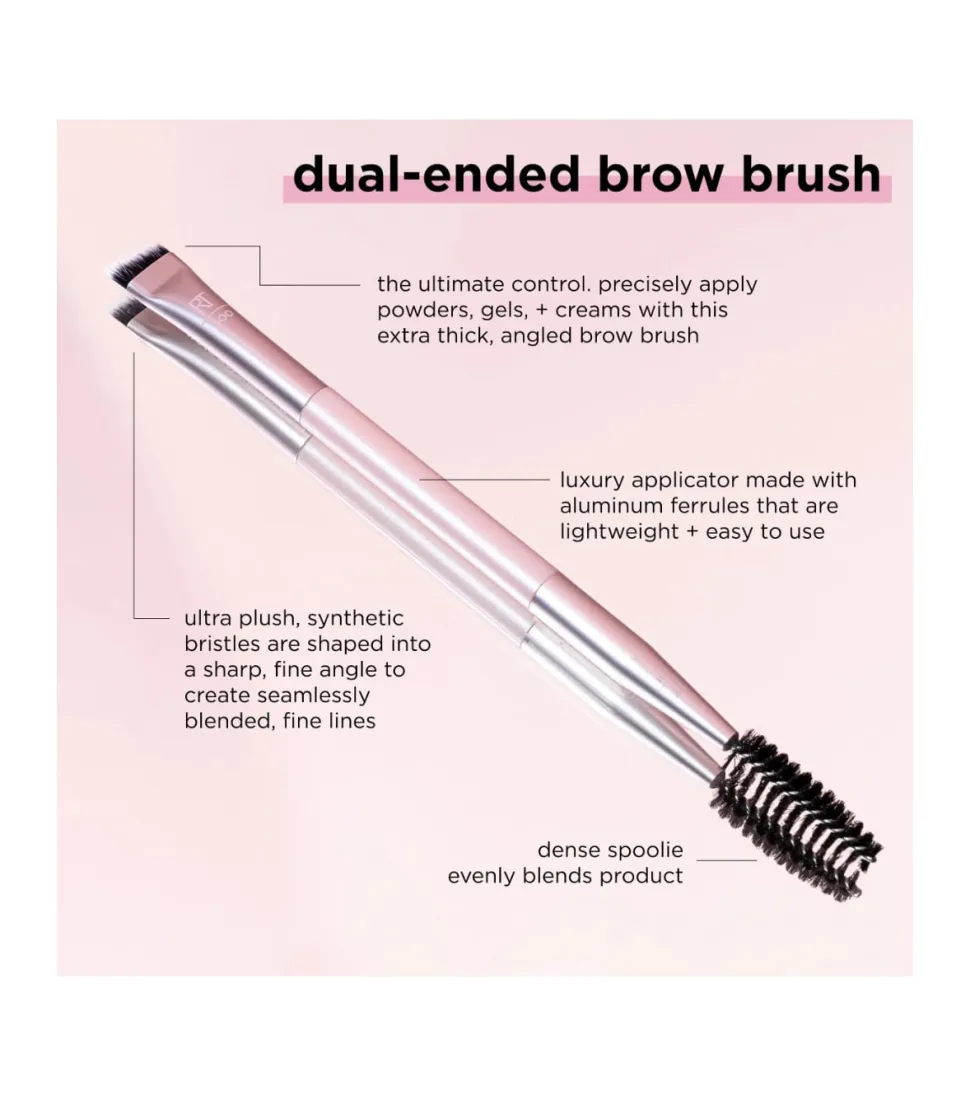 Pincel para cejas doble punta