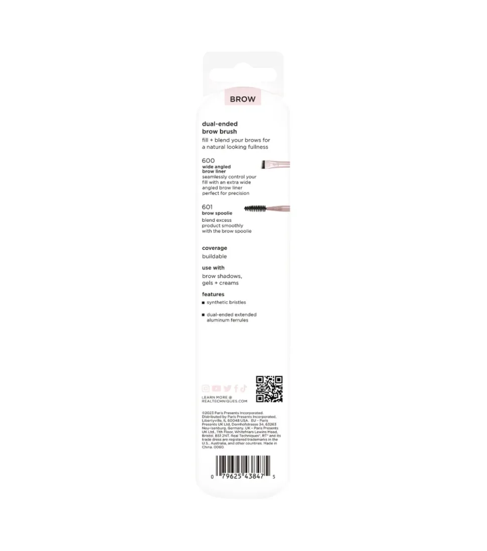 Pincel para cejas doble punta