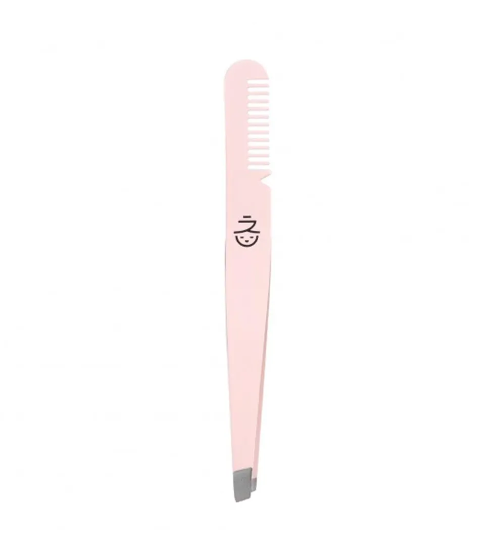 Pinza de depilar con peine para cejas