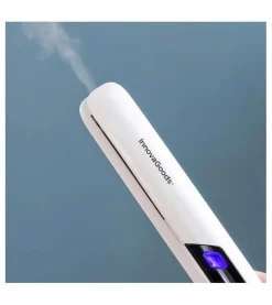 Plancha de cabello cerámica con vapor Stemio