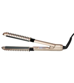 Plancha para el pelo y rizador 2 en 1