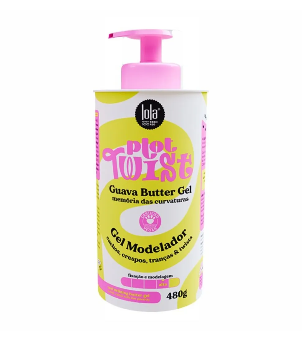 *Plot Twist* - Gel modelador de rizos 480g - Crema de guayaba