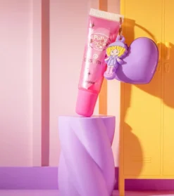 *Polly Pocket* - Brillo de labios con llavero - 01: 90's Girl