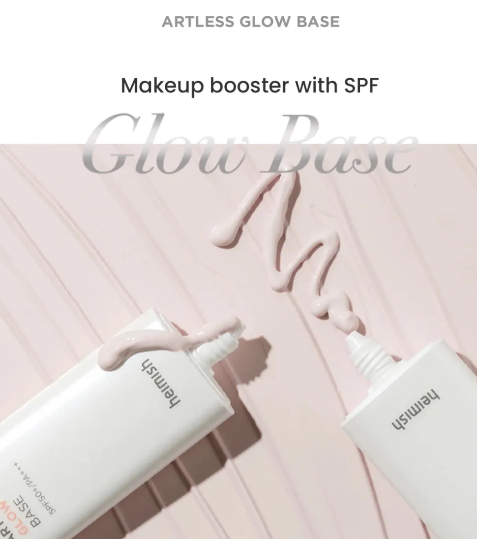 Prebase iluminadora Artless Glow FPS 50+ PA+++