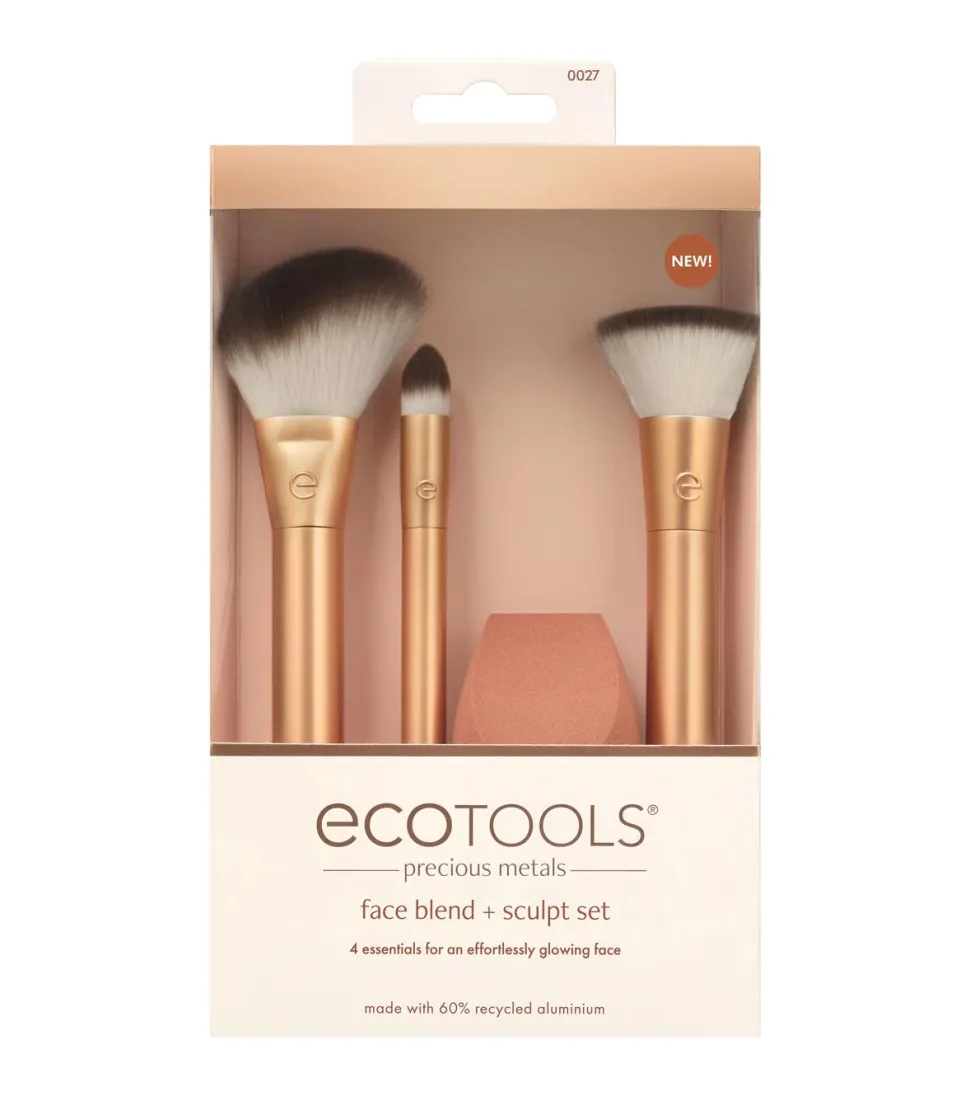 *Precious Metals* - Set de 3 brochas + Esponja