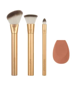 *Precious Metals* - Set de 3 brochas + Esponja