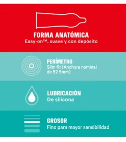 Preservativos Sensitivo Slim Fit - 10 unidades