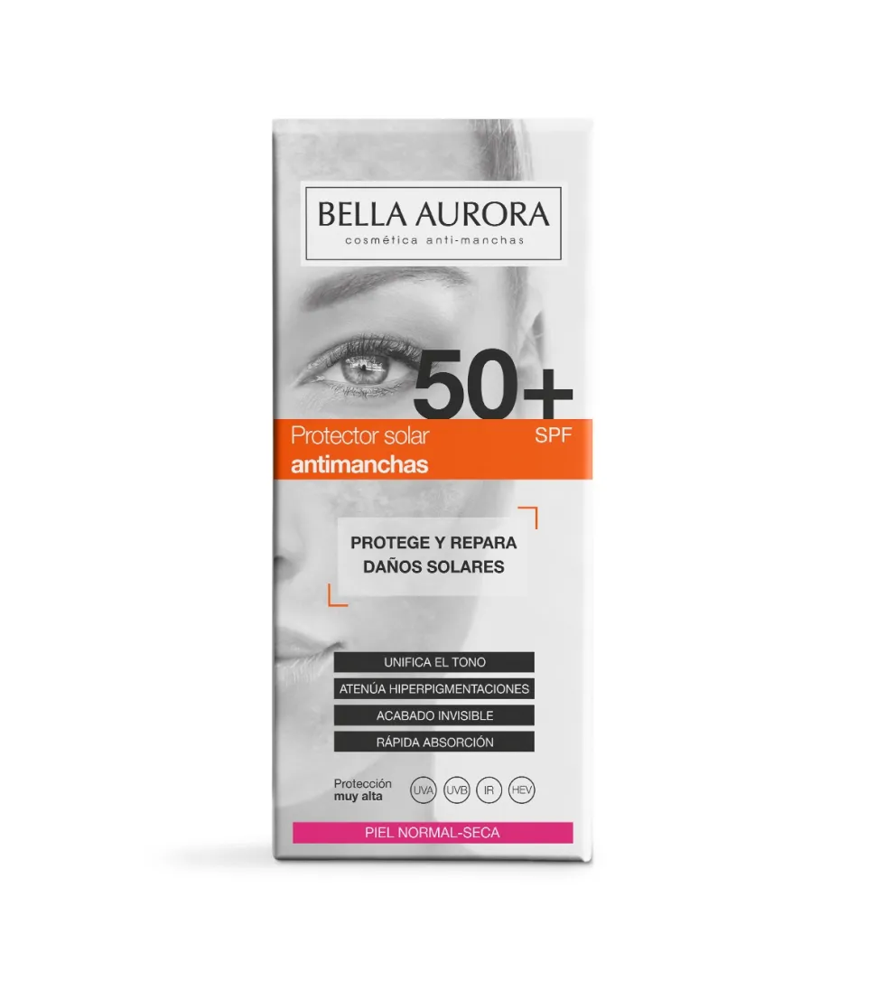 Protector solar antimanchas SPF50+ - Piel normal-seca