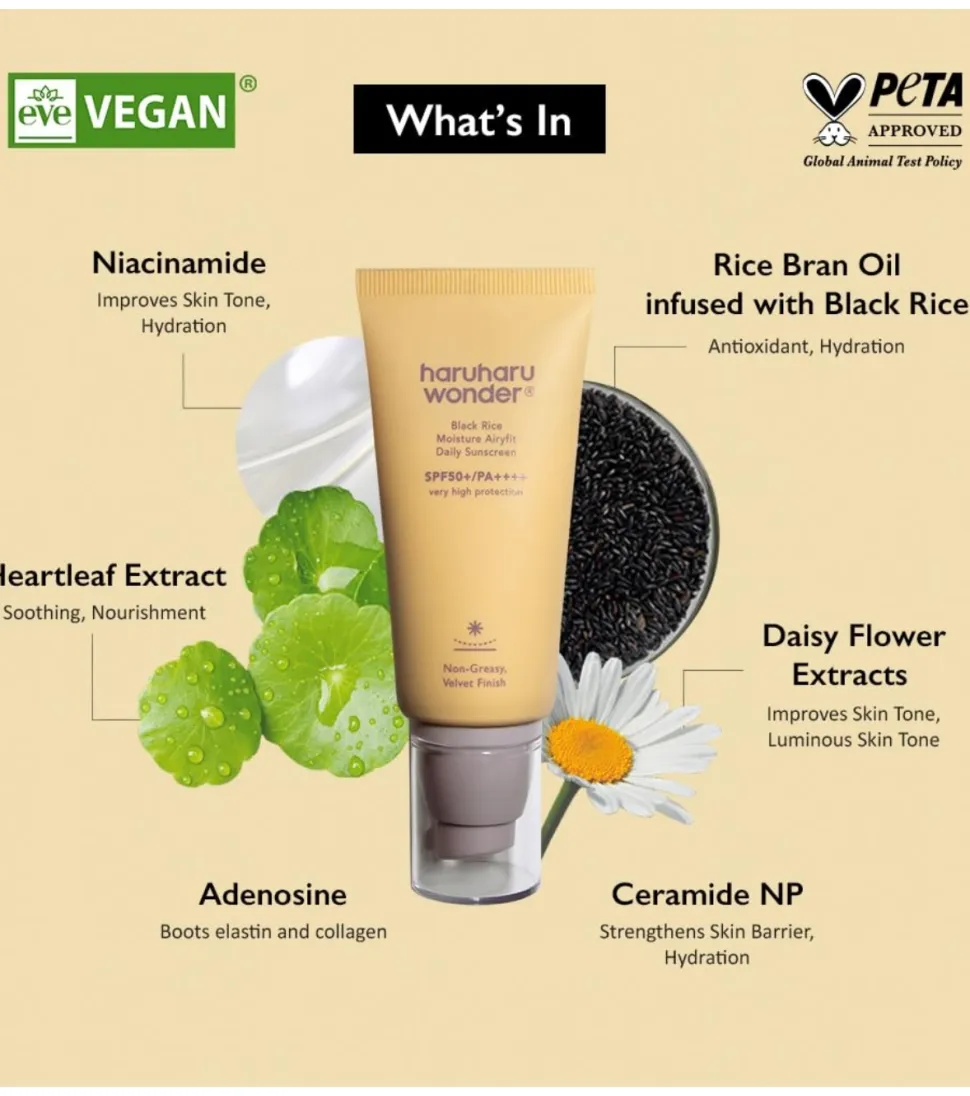 Protector solar Black Rice SPF50+/PA++++
