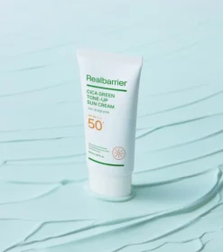 Protector solar con centella asiática CICA Green Tone-Up SPF 50 PA++++ - Piel sensible y con rojeces
