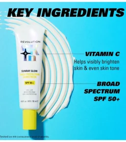 Protector solar con vitamina C Sunray Glow Daily Blur SPF50+