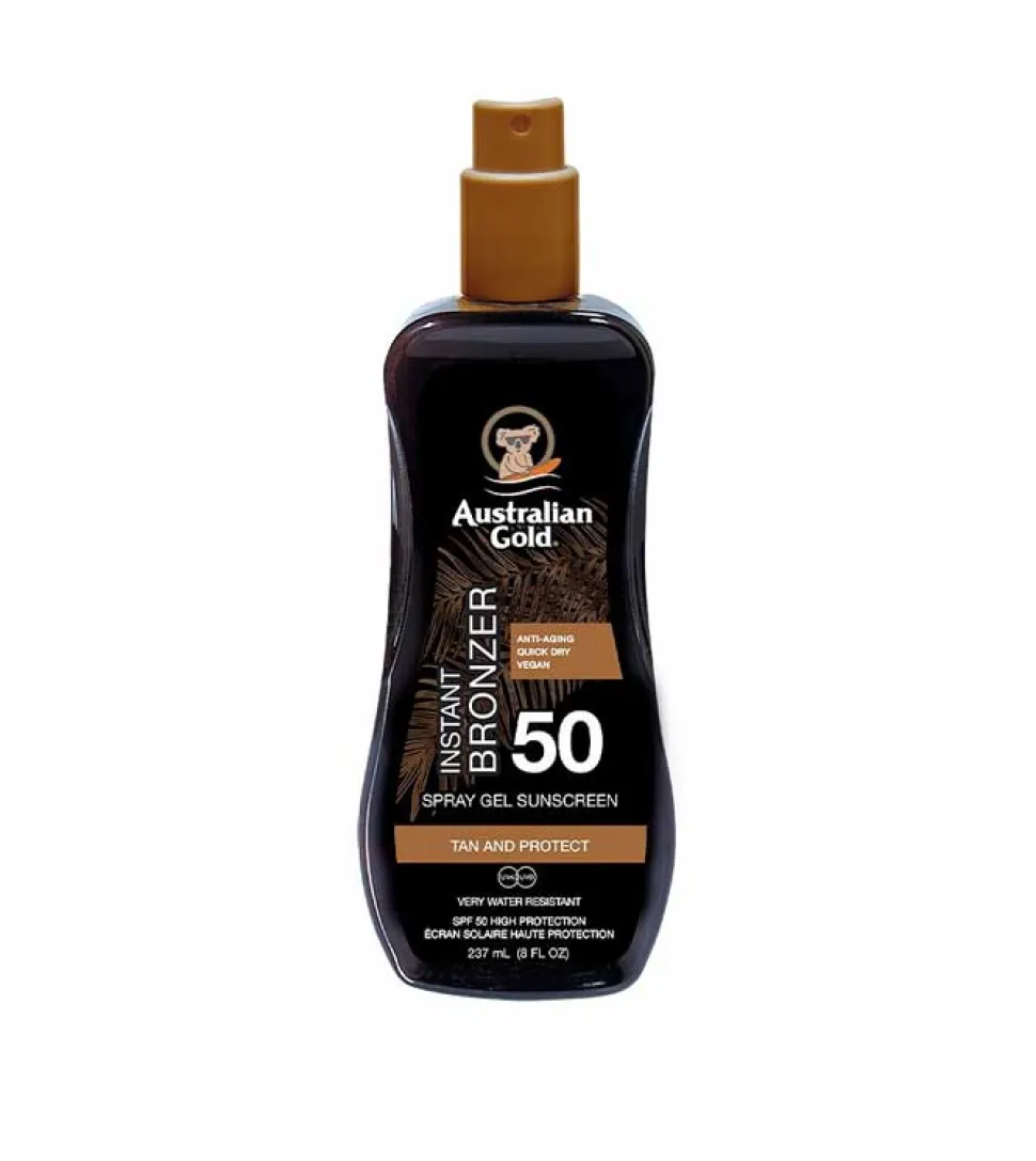 Protector Solar en Spray Gel con Activo Bronceador - FPS 50