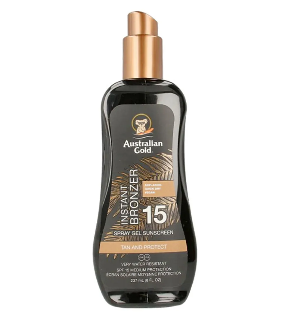Protector Solar en Spray Gel con Activo Bronceador - FPS 15