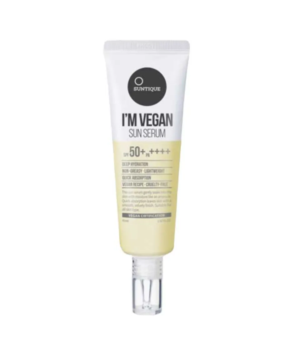 Protector solar en sérum I'm Vegan SPF50+