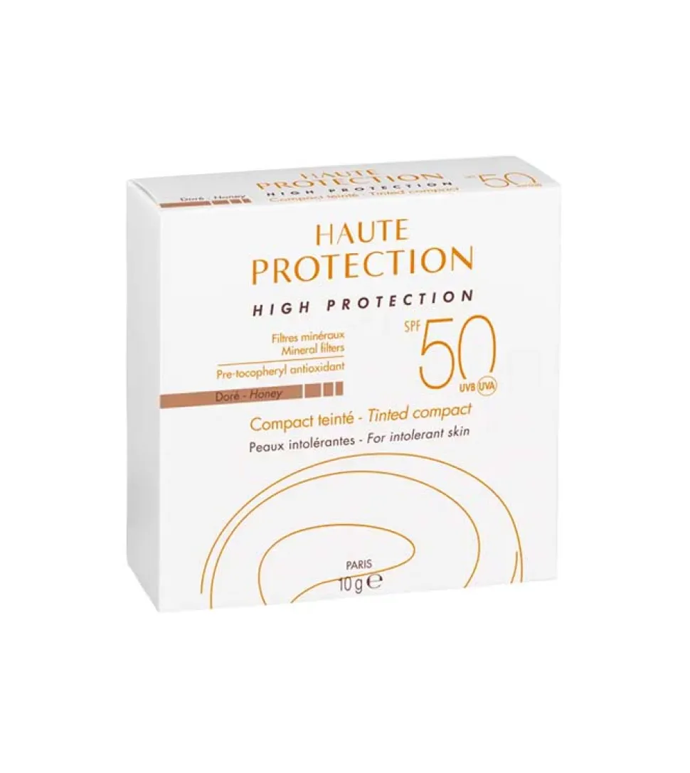Protector solar facial compacto con color SPF50 - Honey