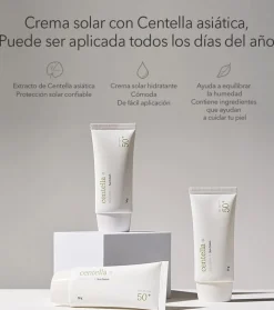 Protector solar facial con Centella Asiática SPF50+ PA++++