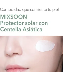 Protector solar facial con Centella Asiática SPF50+ PA++++