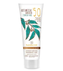 Protector solar facial con color SPF 50 Botanical - Rich/Dark