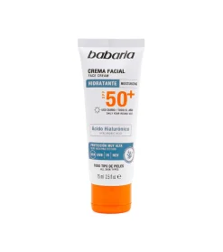 Protector solar facial hidratante SPF50+ - Ácido Hialurónico