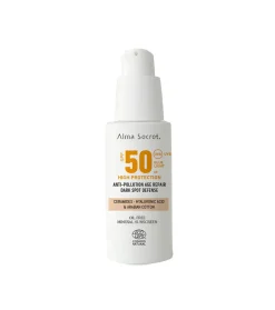 Protector solar facial SPF50 con color - Sand