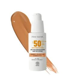 Protector solar facial SPF50 con color - Golden