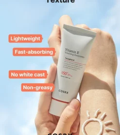 Protector solar facial SPF50+ Vitamin E Tocopherol