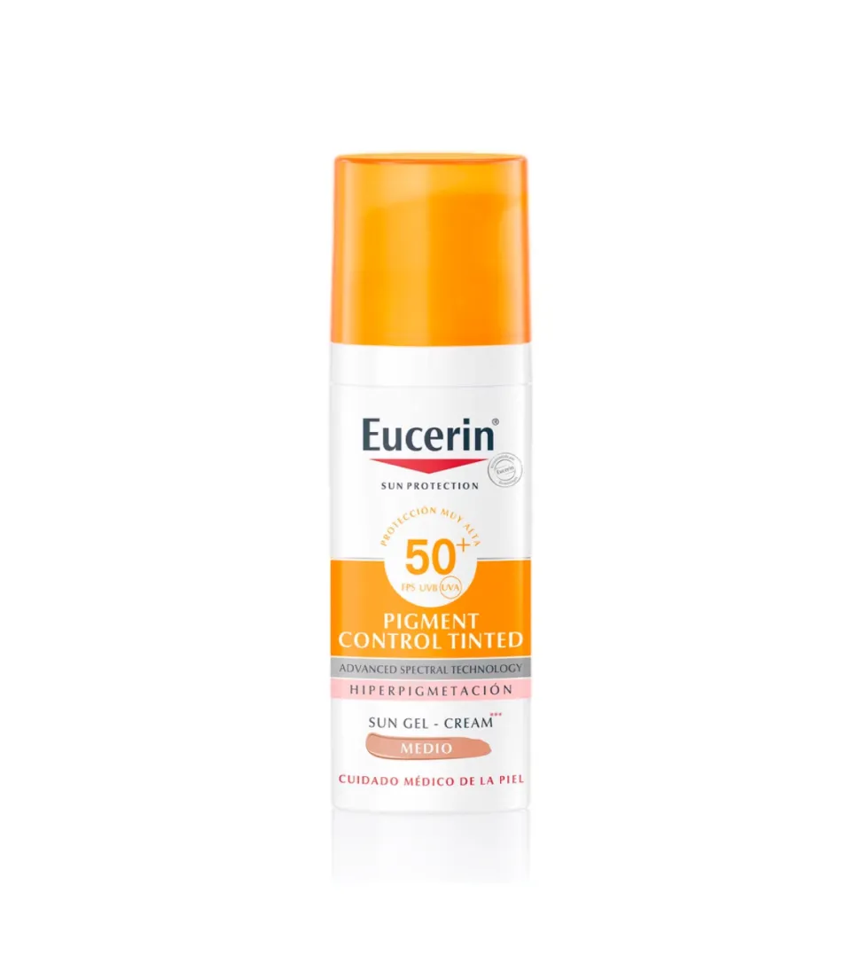 Protector solar fluido con color SPF50+ Pigment Control - Medio