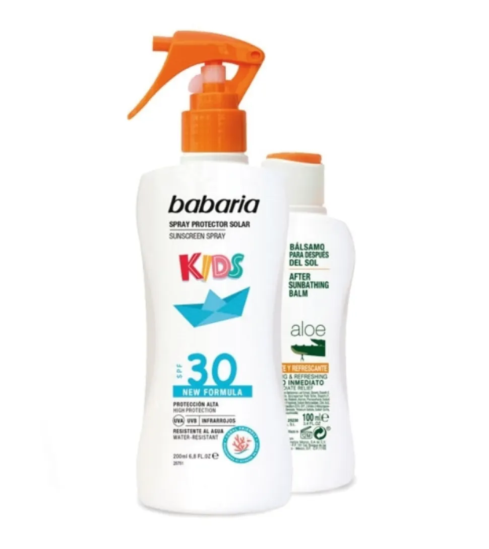 Protector solar infantil en spray SPF30 + After Sun