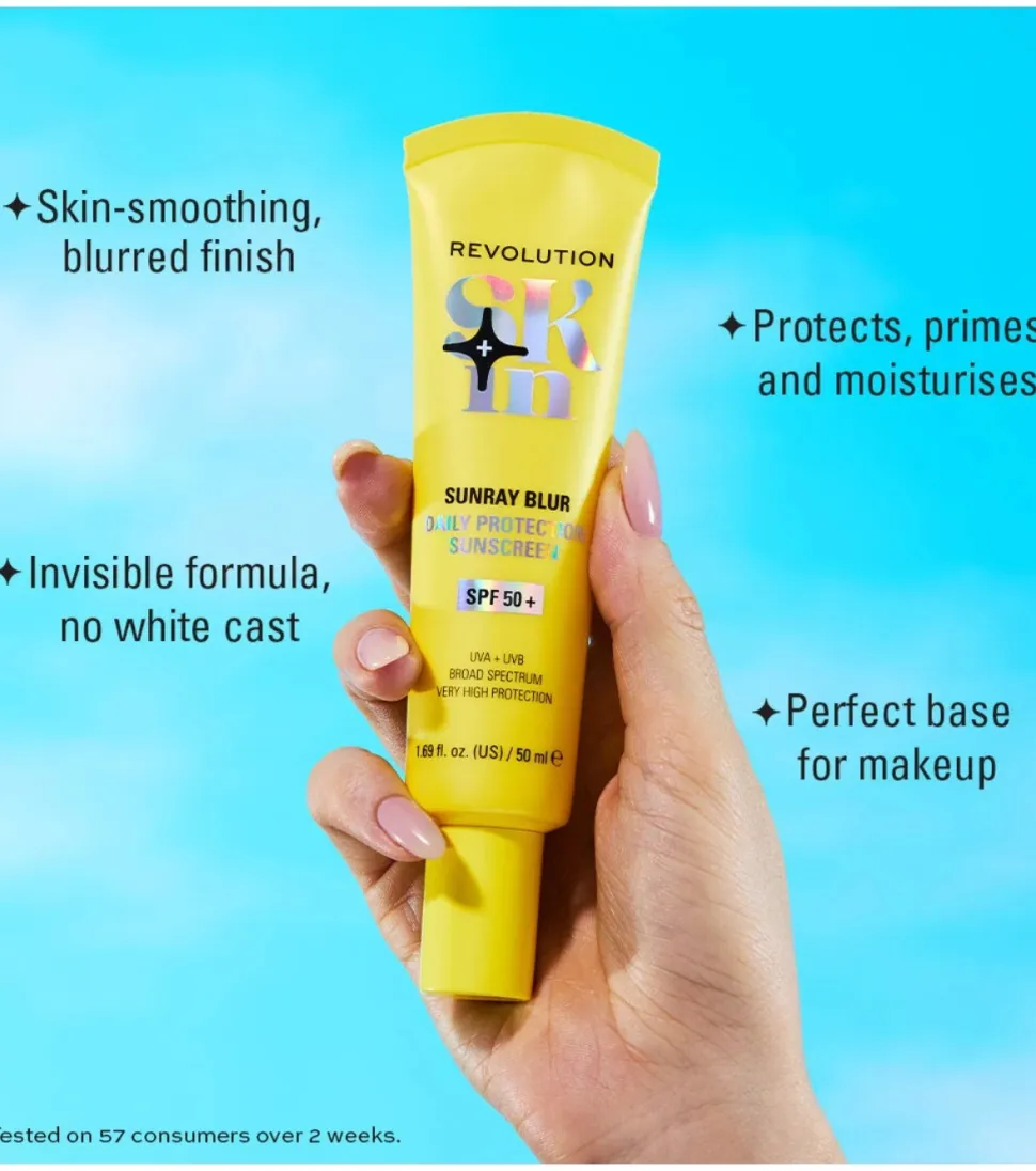Protector solar matificante con niacinamida Sunray Blur SPF50+