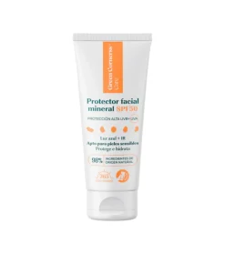 Protector solar mineral facial con color SPF50 - Pieles sensibles