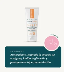 Protector solar mineral facial con color SPF50 - Pieles sensibles