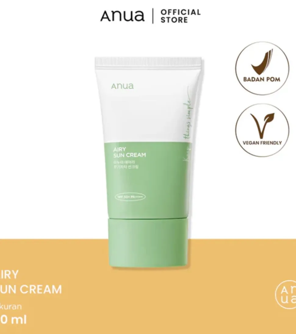 Protector solar SPF50+ PA++++ Airy