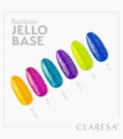 *Rainbow Jello Base* - Esmalte de uñas semipermanente - Blue