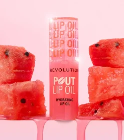Revolution - Aceite labial Pout Lip - Watermelon Pink