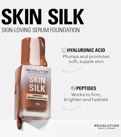 Revolution - Base de maquillaje Skin Silk Serum Foundation - F5