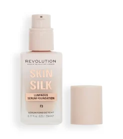 Revolution - Base de maquillaje Skin Silk Serum Foundation - F3