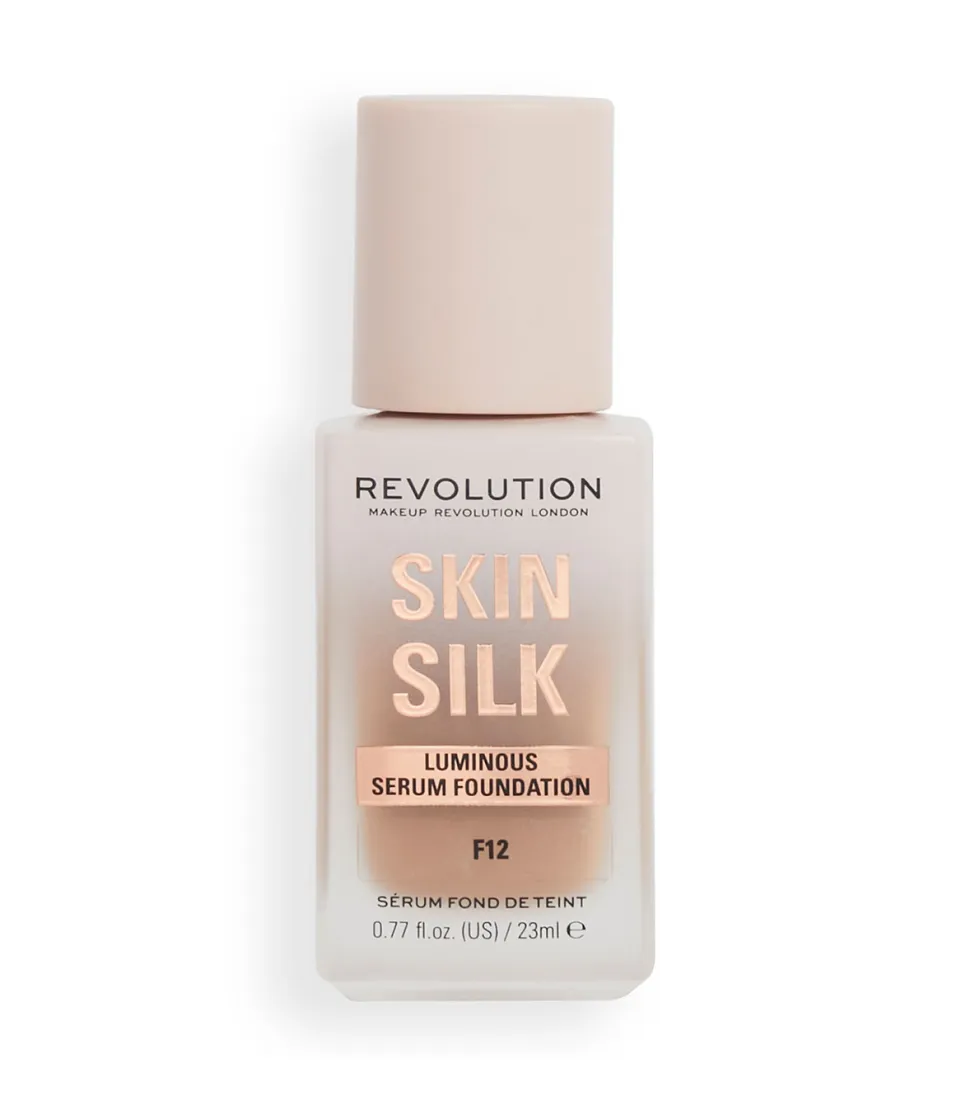 Revolution - Base de maquillaje Skin Silk Serum Foundation - F12