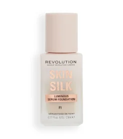 Revolution - Base de maquillaje Skin Silk Serum Foundation - F1