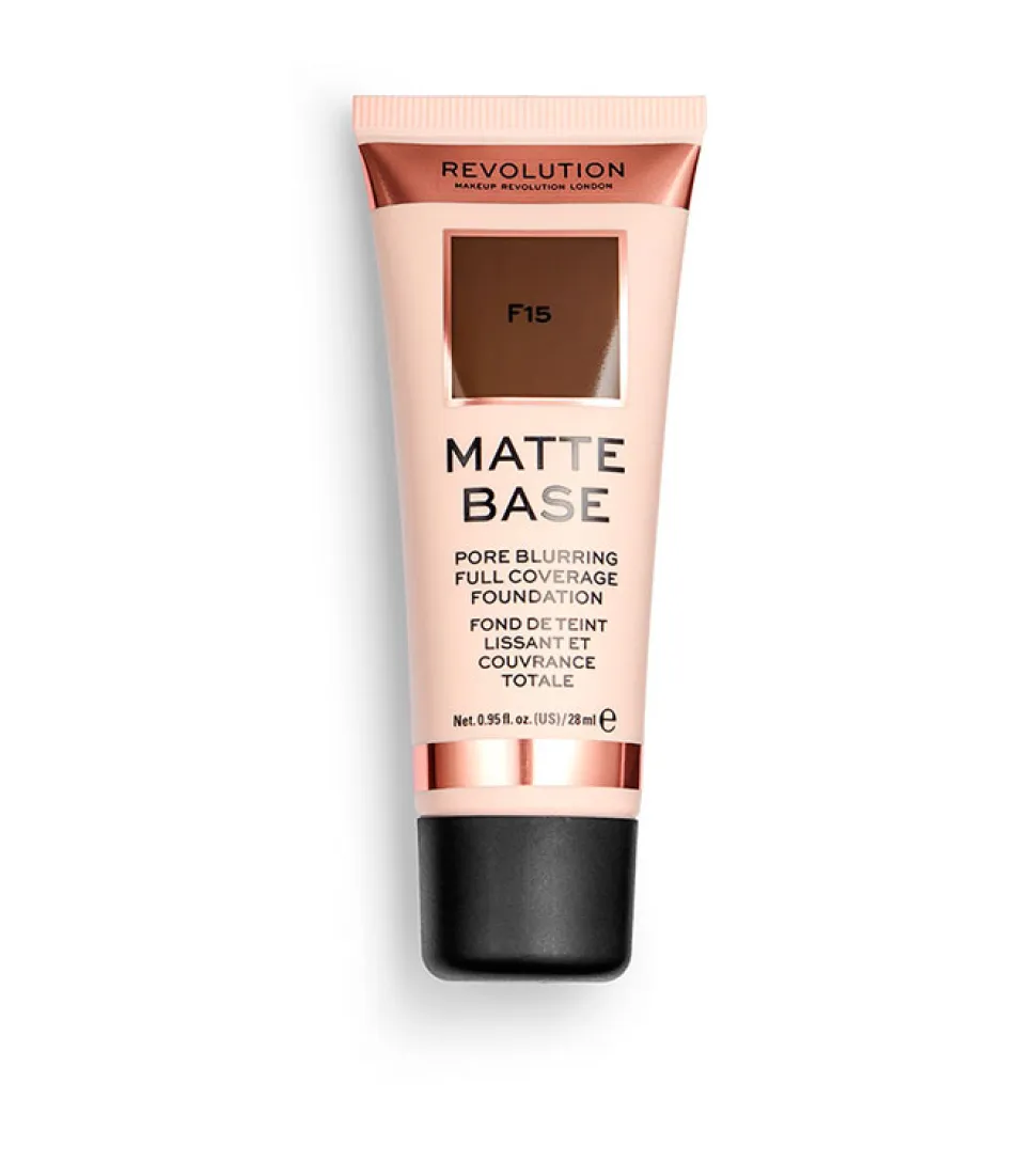 Revolution - Base de maquillaje Matte Base - F15