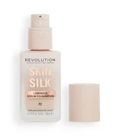 Revolution - Base de maquillaje Skin Silk Serum Foundation - F2