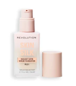 Revolution - Base de maquillaje Skin Silk Serum Foundation - F0.2