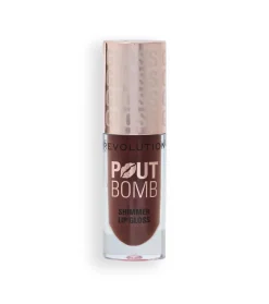 Revolution - Brillo de labios con Shimmer Pout Bomb - Chocolate Sparkle